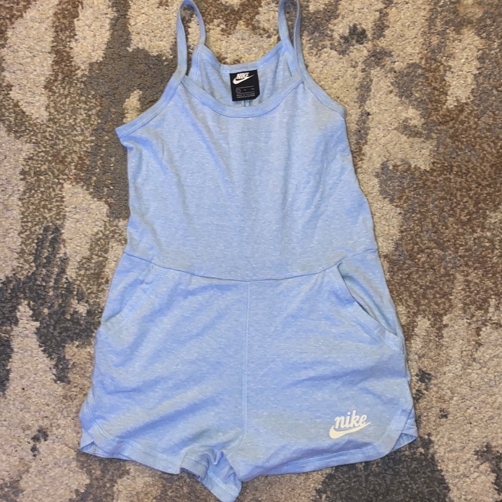 Nike Women's Light Blue Romper
